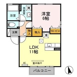 リュエル Ａ/Ｂ （高崎市貝沢町）の物件間取画像